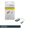 StarTech.com Adattatore di rete USB 3.0 a Gigabit - argento, con filo, USB, Ethernet, 2000 Mbit/s, argento