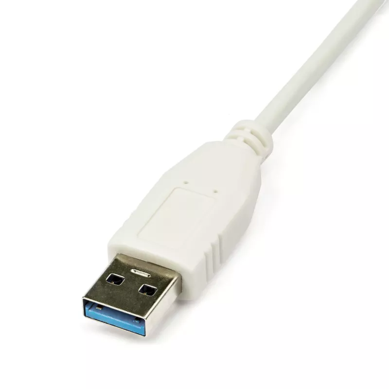 StarTech.com Adattatore di rete USB 3.0 a Gigabit Ethernet, 10/100/1000 Mbit/s, USB a RJ45, adattatore USB 3.0 a LAN, adattatore Ethernet USB 3.0 (GbE), conforme TAA