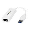 StarTech.com Adattatore di rete USB 3.0 a Gigabit Ethernet, 10/100/1000 Mbit/s, USB a RJ45, adattatore USB 3.0 a LAN, adattatore Ethernet USB 3.0 (GbE), conforme TAA