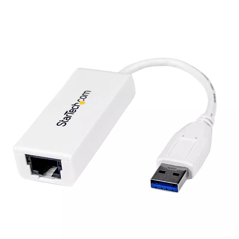 StarTech.com Adattatore di rete USB 3.0 a Gigabit Ethernet, 10/100/1000 Mbit/s, USB a RJ45, adattatore USB 3.0 a LAN, adattatore Ethernet USB 3.0 (GbE), conforme TAA