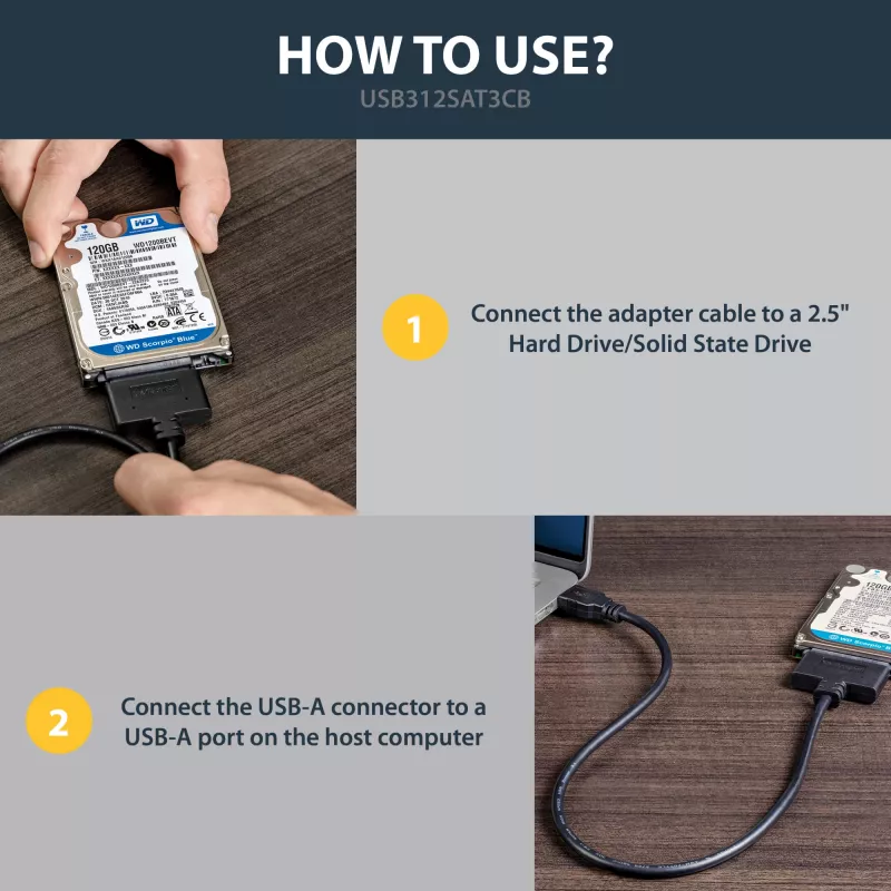 StarTech.com Adattatore per disco SATA da 2,5