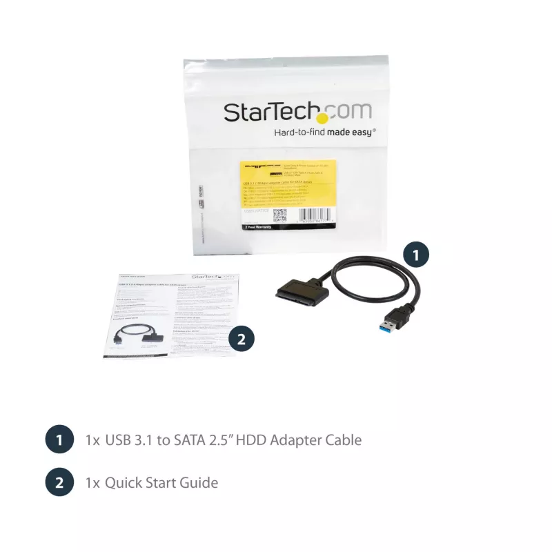 StarTech.com Adattatore per disco SATA da 2,5