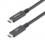 StarTech.com Cavo USB-C a USB-C da 1,8 m – 5 A, 100 W PD 3.0 – certificato per Chromebook – certificato USB-IF – M/M – USB 3.0 5 Gbit/s – cavo di ricarica USB-C – cavo USB Type-C