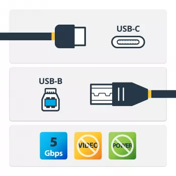 StarTech.com Cavo USB-C a USB-B - M/M - 2 m - USB 3.0