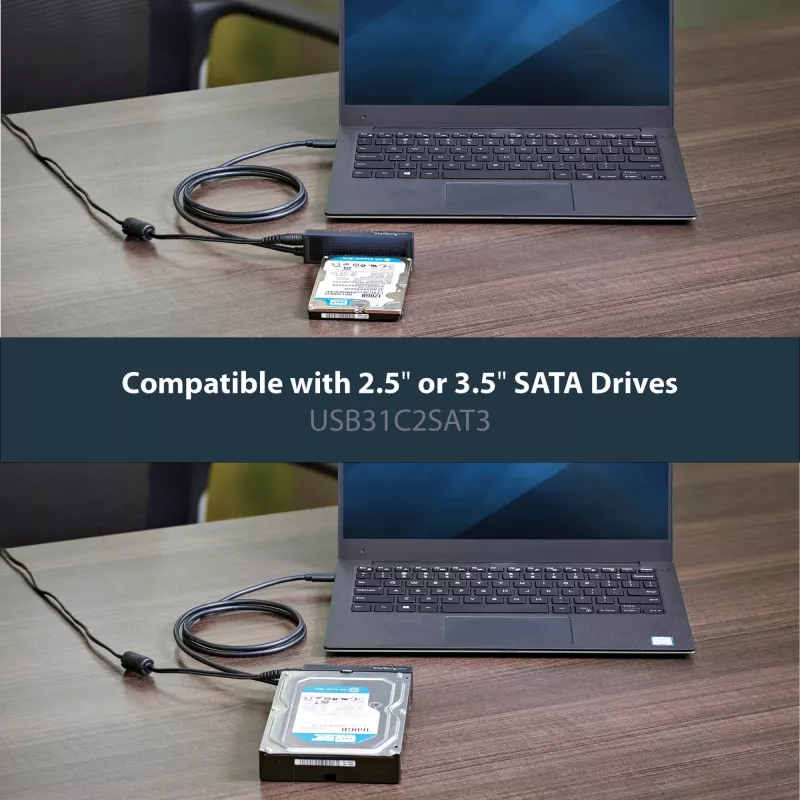 StarTech.com Cavo adattatore USB 3.1 (10 Gbps) per unità SATA da 2,5