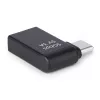 StarTech.com Adattatore USB-C a USB-A ad angolo, USB 5 Gbit/s, adattatore compatto connettore maschio USB-C a connettore femmina USB-A, case in metallo, maschio/femmina