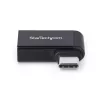 StarTech.com Adattatore USB-C a USB-A ad angolo, USB 5 Gbit/s, adattatore compatto connettore maschio USB-C a connettore femmina USB-A, case in metallo, maschio/femmina