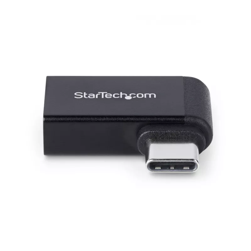 StarTech.com Adattatore USB-C a USB-A ad angolo, USB 5 Gbit/s, adattatore compatto connettore maschio USB-C a connettore femmina USB-A, case in metallo, maschio/femmina