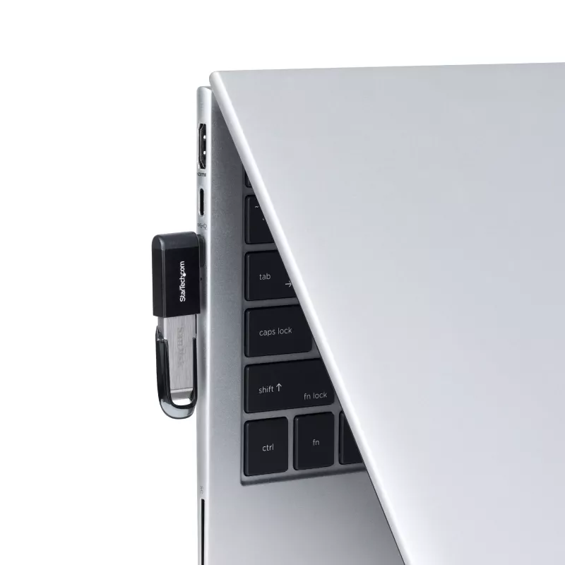 StarTech.com Adattatore USB-C a USB-A ad angolo, USB 5 Gbit/s, adattatore compatto connettore maschio USB-C a connettore femmina USB-A, case in metallo, maschio/femmina