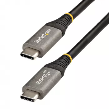 StarTech.com Cavo USB-C da 3ft (1m) 10 Gbit/s – Cavo USB-C certificato USB-IF – Cavo USB 3.1 Type-C – Ricarica 100W (5A) Power Delivery, modalità DP Alt – Cavo USB-C a C – Ricarica e sincronizzazione