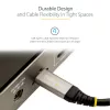 StarTech.com Cavo USB-C da 3ft (1m) 10 Gbit/s – Cavo USB-C certificato USB-IF – Cavo USB 3.1 Type-C – Ricarica 100W (5A) Power Delivery, modalità DP Alt – Cavo USB-C a C – Ricarica e sincronizzazione