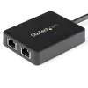 StarTech.com Adattatore NIC USB 3.0 a doppia porta Gigabit Ethernet con porta USB