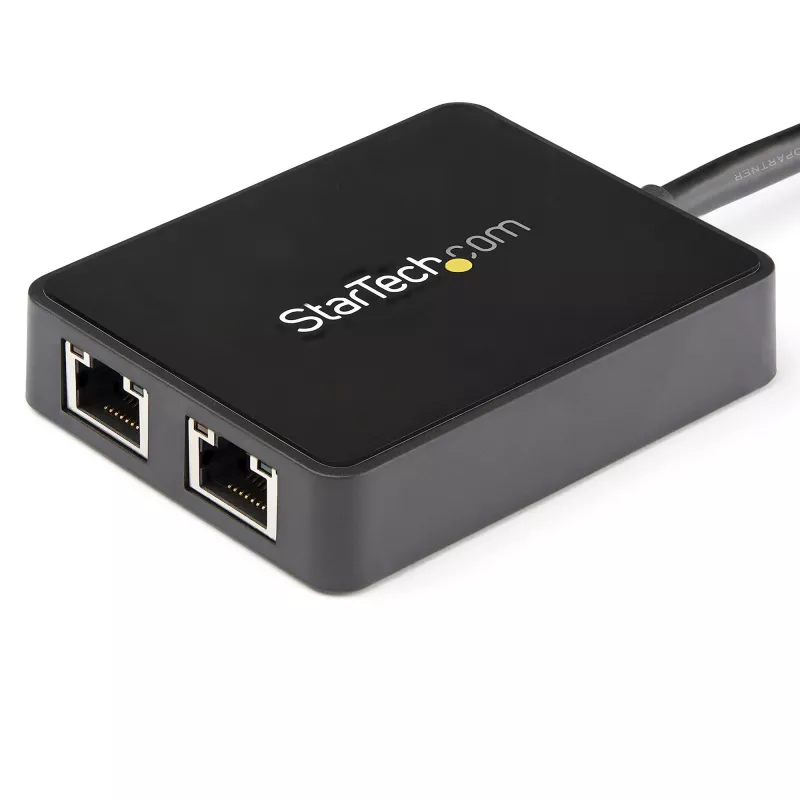 StarTech.com Adattatore NIC USB 3.0 a doppia porta Gigabit Ethernet con porta USB