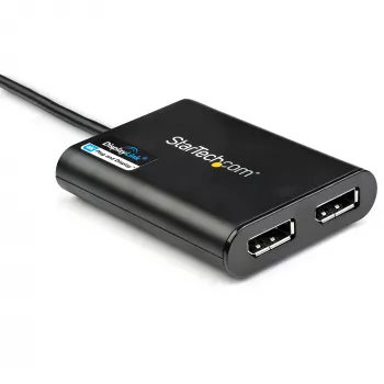 StarTech.com Adattatore USB 3.0 a doppio DisplayPort – 4K 60 Hz, 3.2 Gen 1 (3.1 Gen 1), USB Type-A, uscita DisplayPort, 4096 x 2160 pixel