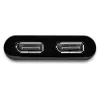 StarTech.com Adattatore USB 3.0 a doppio DisplayPort – 4K 60 Hz, 3.2 Gen 1 (3.1 Gen 1), USB Type-A, uscita DisplayPort, 4096 x 2160 pixel