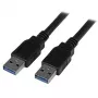 StarTech.com USB3SAA3MBK cavo USB 3.0, da USB-A a USB-A, maschio/maschio, USB 3.1 Gen 1 (5 Gbps), 3 m (10 ft), nero