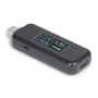 StarTech.com Tester di alimentazione USB-C, multimetro digitale, misuratore di tensione e corrente bidirezionale, fino a 240W PD EPR, tester portatile per prestazioni di cavi e porte USB-C