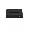 StarTech.com Duplicatore e cancellatore USB standalone 1 a 2, copiatore multi-USB flash drive, copia di sistema e file e copia completa del drive a 1,5 GB/min, cancellazione singola e a 3 passaggi, display LCD – TAA