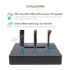 StarTech.com Duplicatore e cancellatore USB standalone 1 a 2, copiatore multi-USB flash drive, copia di sistema e file e copia completa del drive a 1,5 GB/min, cancellazione singola e a 3 passaggi, display LCD – TAA