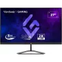 ViewSonic VX2758A-2K-PRO-3 monitor gaming da 27 pollici (68,6 cm), IPS, 2560 x 1440 QHD, 240 Hz, 1 ms, FreeSync Premium, HDR400, 2x HDMI 2.1, DisplayPort, nero