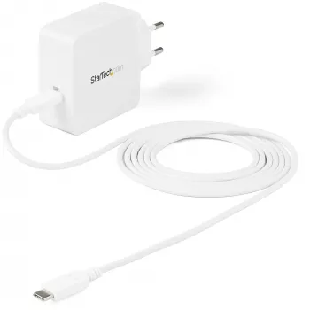 StarTech.com caricabatterie da parete USB C - caricabatterie per laptop USB C 60W PD - cavo 2m - alimentatore Type-C universale compatto - Dell XPS/Lenovo X1 Carbon/HP EliteBook/MacBook - certificato USB-IF/CE