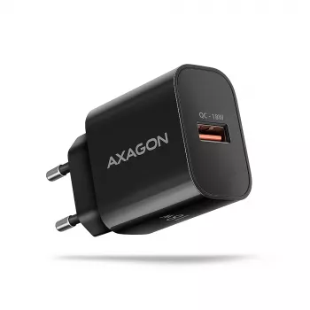 Axagon ACU-QC18 QC 3.0 1× uscita caricabatterie da parete 18W, interno, AC, nero