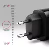 Axagon ACU-QC18 QC 3.0 1× uscita caricabatterie da parete 18W, interno, AC, nero