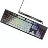 Tastiera meccanica LORGAR Azar 514 bianca con retroilluminazione RGB, layout ENG