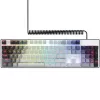 Tastiera meccanica LORGAR Azar 514 bianca con retroilluminazione RGB, layout ENG