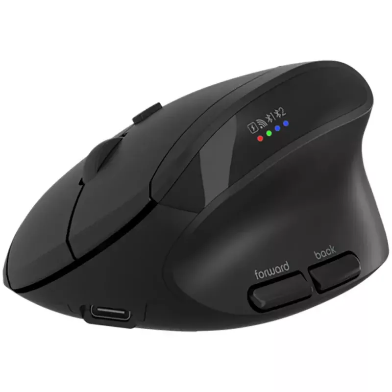 Mouse CANYON MW-25 ergonomico LED AA dualmode wireless nero