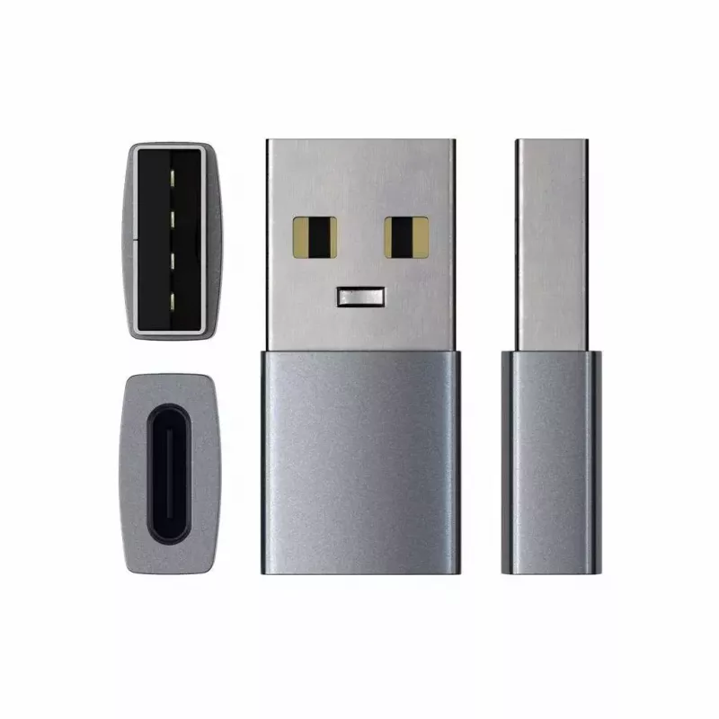 Adattatore per cavo Satechi ST-TAUCM USB-A a USB-C grigio