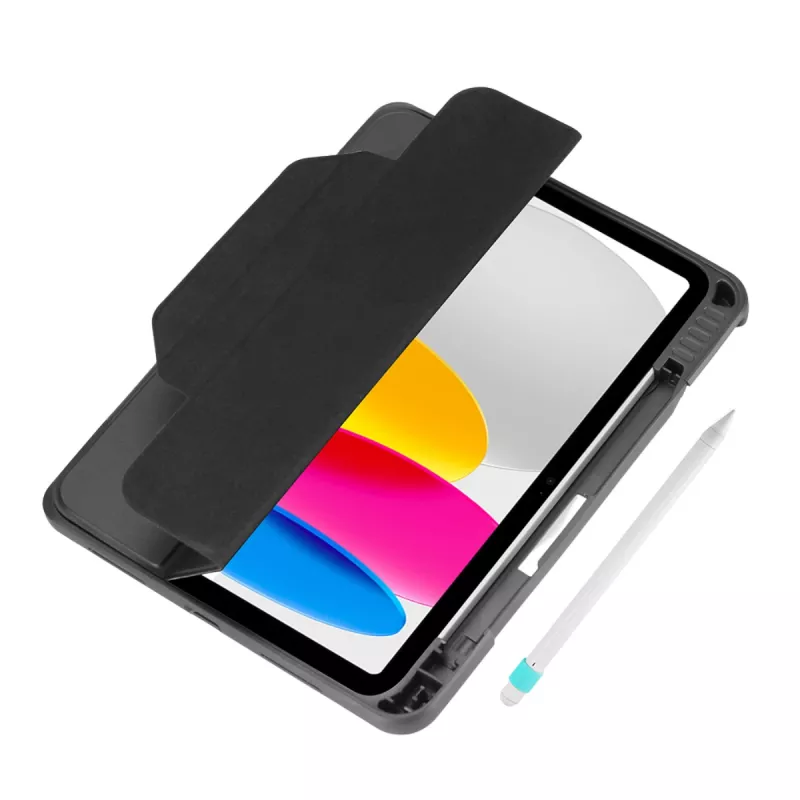 DEQSTER Rugged MAX Case per iPad 10.9 pollici (10ª gen.), nero