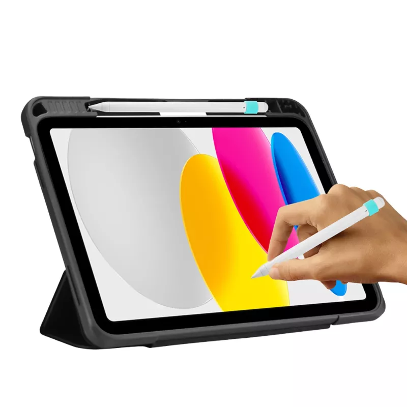 DEQSTER Rugged MAX Case per iPad 10.9 pollici (10ª gen.), nero