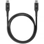 DEQSTER cavo di ricarica in nylon USB-C a USB-C, 1 m, USB C, USB C, 5 Gbit/s, nero