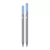 DEQSTER Pencil 2, tablet, Apple, blu, grigio, Apple iPad dal 2018, grigio, alluminio, policarbonato (PC), poliossimetilene (POM)