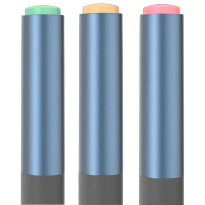 DEQSTER Pencil 2, tablet, Apple, blu, grigio, Apple iPad dal 2018, grigio, alluminio, policarbonato (PC), poliossimetilene (POM)