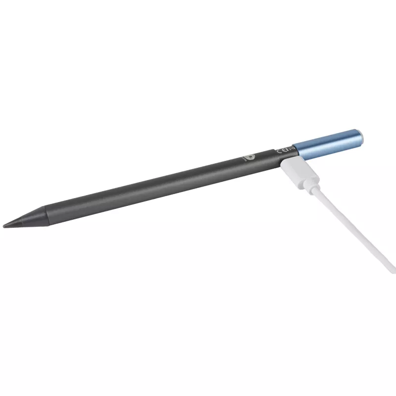 DEQSTER Pencil 2, tablet, Apple, blu, grigio, Apple iPad dal 2018, grigio, alluminio, policarbonato (PC), poliossimetilene (POM)