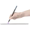DEQSTER Pencil 2, tablet, Apple, blu, grigio, Apple iPad dal 2018, grigio, alluminio, policarbonato (PC), poliossimetilene (POM)