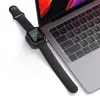Stazione di ricarica Satechi ST-TCMCAWM Smartwatch nero argento bianco alluminio