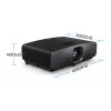 BenQ W2720i 9H.JSX77.57E proiettore DLP per home cinema, 4K, 4 LED, 3D, 2500 lumen