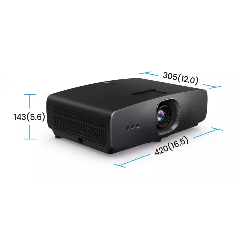 BenQ W2720i 9H.JSX77.57E proiettore DLP per home cinema, 4K, 4 LED, 3D, 2500 lumen
