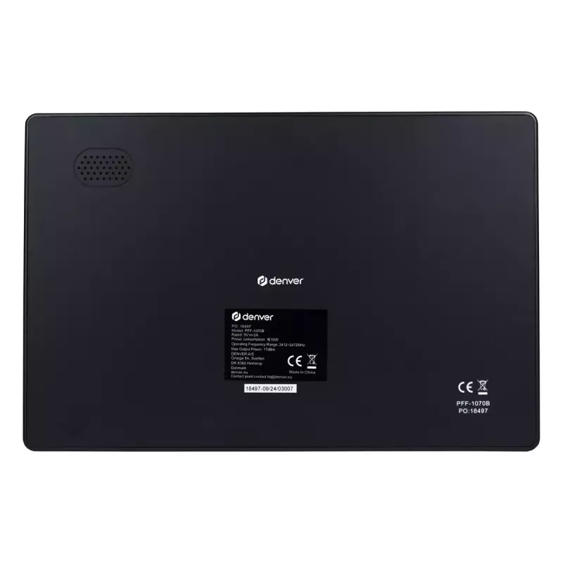 Cornice digitale Denver PFF-1070B 10,1 pollici touchscreen Wi-Fi nero