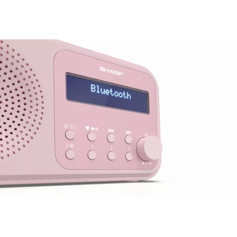 Radio portatile Sharp DR-P420 tuner digitale DAB DAB+ FM rosa