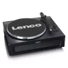 Lenco LS-430BK giradischi a cinghia con 4 altoparlanti integrati, Bluetooth, 40 W, 33/45 giri/min, nero