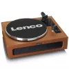 Giradischi audio a trasmissione a cinghia Lenco LS-430BN marrone manuale forza di appoggio 3-4 g