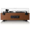 Giradischi audio a trasmissione a cinghia Lenco LS-430BN marrone manuale forza di appoggio 3-4 g