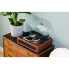 Giradischi audio a trasmissione a cinghia Lenco LS-430BN marrone manuale forza di appoggio 3-4 g