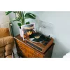 Giradischi audio a trasmissione a cinghia Lenco LS-430BN marrone manuale forza di appoggio 3-4 g