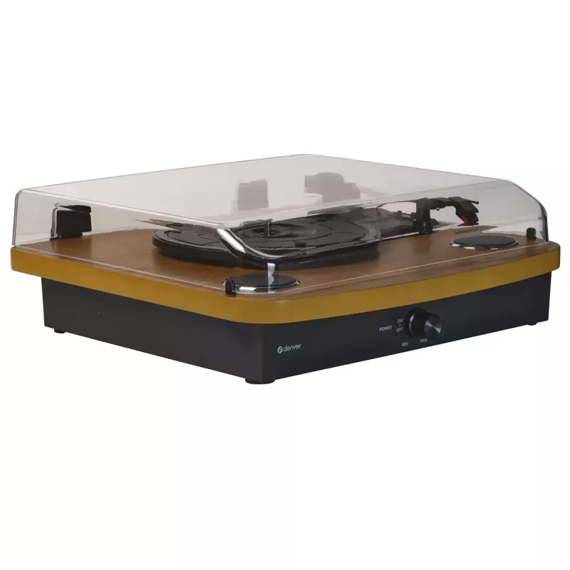 Giradischi semiautomatico Denver VPL-230LW nero legno 2W RMS