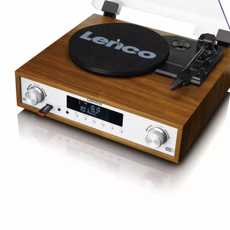Giradischi audio a trasmissione a cinghia Lenco MC-160WD